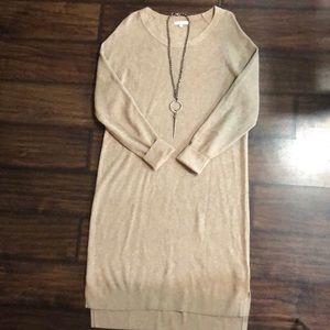 Madewell Taupe Sweater Dress